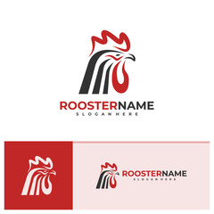 Rooster logo vector template, Creative Rooster head logo design concepts