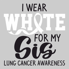 Lettering lung cancer vector EPS