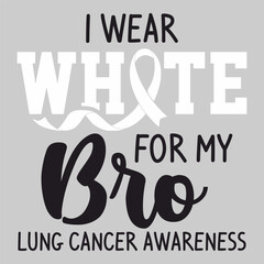 Lettering lung cancer vector EPS