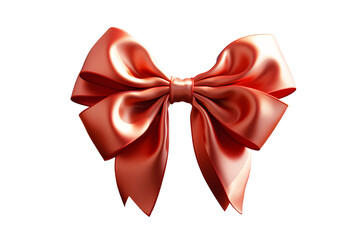 Fashionable hair bow dark cream color pattern design in beautiful color made out of satin fabric Isolated on cut out PNG or transparent background. Great hair accessory for girls and women.