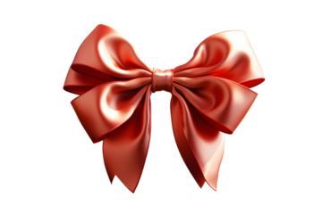 Fashionable hair bow dark cream color pattern design in beautiful color made out of satin fabric Isolated on cut out PNG or transparent background. Great hair accessory for girls and women.