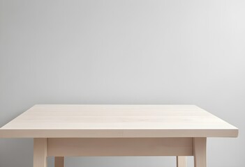 Minimal empty wooden table with sunlight. tone on tone. 