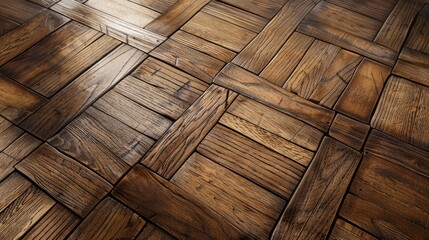 Empty wooden floor. Home decor concept