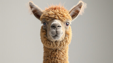 Obraz premium 3D image of a standing squirrel on a white background