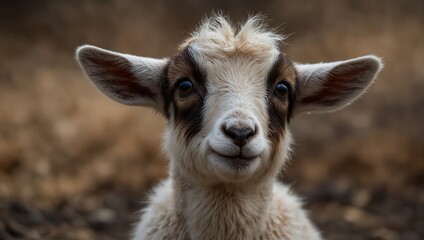 portrait of a goat