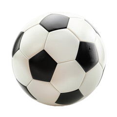 Soccer ball isolated on transparent background. Cut out