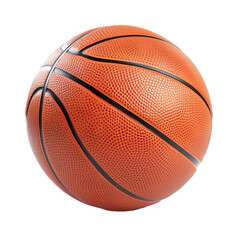 Basketball isolated on transparent background. Cut out