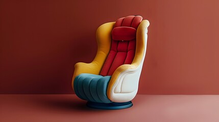 Vibrant and Sophisticated Car Seat Design for Luxurious Comfort