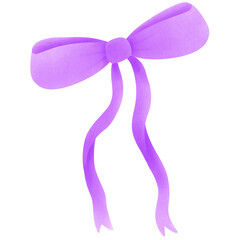 purple bow