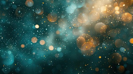 Abstract bokeh background resembling galaxy clusters, creating a mesmerizing cosmic effect