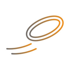 Naklejka premium Frisbee Icon Design