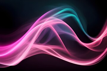 colorful abstract waves background, backgrounds 