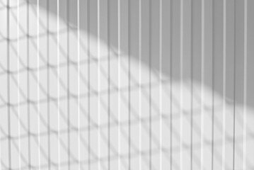 Mesh Fence Shadow on Container Wall Background.