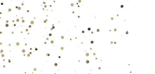 Enchanting Delight: Spectacular 3D Illustration Showcasing Enchanting gold Confetti