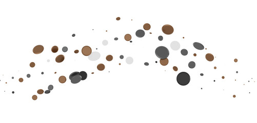 Confetti, paper triangle on the floor, fancy, colorful, celebration party