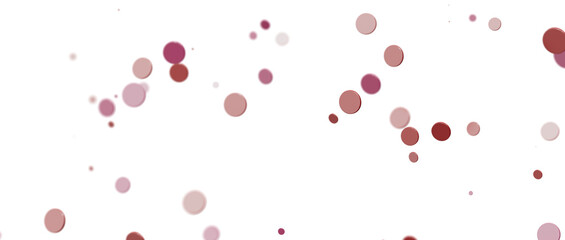 Glittering confetti on a transparent background. Holiday confetti png. red confetti falls from the sky.