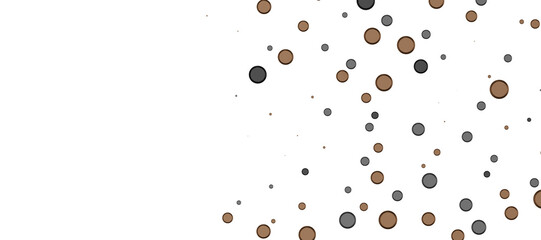 Gilded Celebration: Magnificent 3D Illustration of a Grand gold Confetti Event