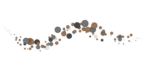 Confetti, paper triangle on the floor, fancy, colorful, celebration party