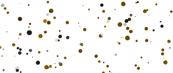 gold confetti - PNG