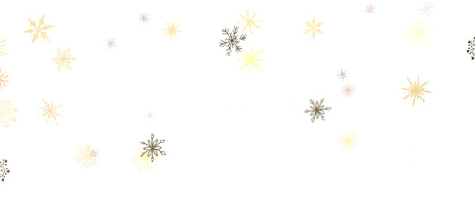 Snowflake Whirlwind: Exquisite 3D Illustration of Descending Christmas Snowflakes in Motion