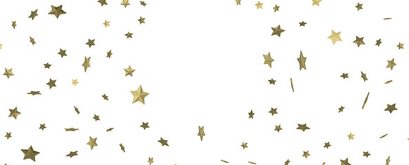 Enchanting 3D Gold Stars Rain: A Celestial Delight for the Eyes