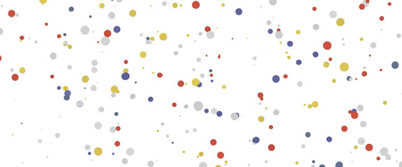 Confetti, paper triangle on the floor, fancy, colorful, celebration party