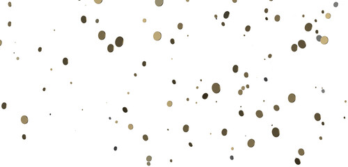 gold  Celebration: Captivating 3D Illustration of Shimmering gold Confetti