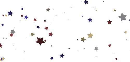 Festive Celestial Cascade: Mesmerizing 3D Illustration of Descending Christmas Stars