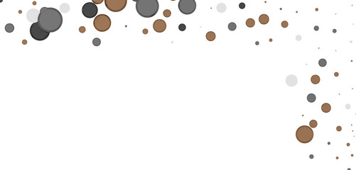  Multicolored confetti on white