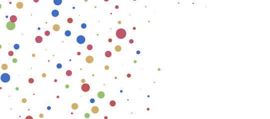 Confetti, paper triangle on the floor, fancy, colorful, celebration party