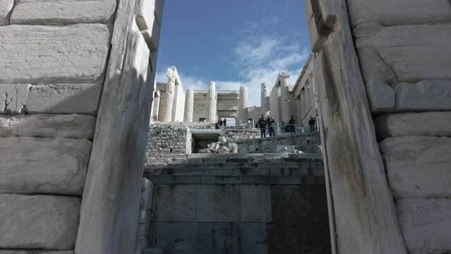 Athens 05,22,2024 Acropolis in Greece, Parthenon in Athens , famous Greek tourist attraction, Ancient Greece landmark  - sigthseeing destination Unesco Heritage world 