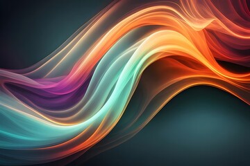 colorful abstract wave background, backgrounds 