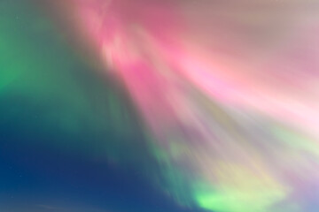 Aurora Borealis northen lights in Latvia at May.