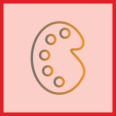 Paint Palette Icon Design