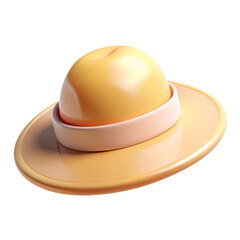 Fototapeta premium yellow hat