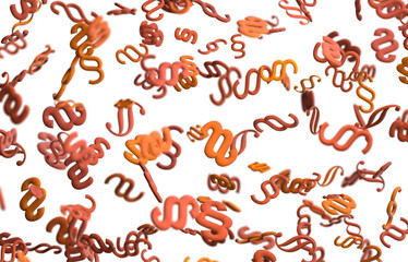 Paragraph in 3d ground panorama