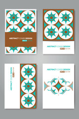 Abstract geometric pattern background with shape, line and texture for business brochure cover design.