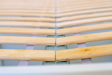 Bed frame close and the net to support it