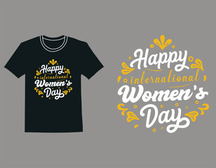 Happy International Women's Day Special T-Shirt Design