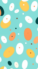 Abstract Image, Colorful Eggs, Pattern Style Texture, Wallpaper, Background, Cell Phone and Smartphone Cover, Computer Screen, Cell Phone and Smartphone Screen, 9:16 Format - PNG