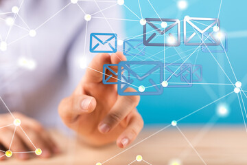 Mail Communication Connection message to mailing