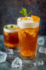 ICED PEACH TEA