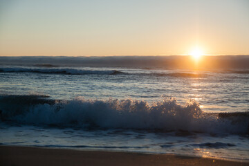 Galician beach landscape, Galicia, Spain. Do Rostro beach.