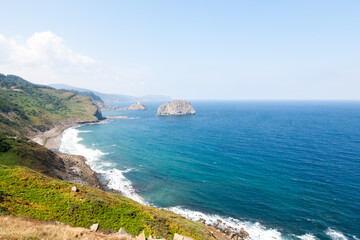Gulf of Biscay cliffs landscape, Spain