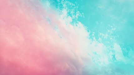 Fototapeta premium Soft pastel gradient background blending seamlessly from pink to blue.