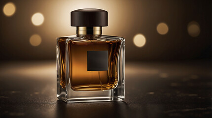 Oud Perfume bottle with agar wood concept