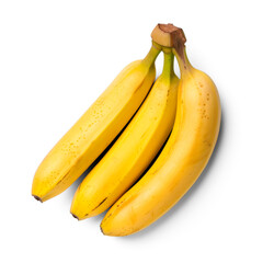 Isolated bananas