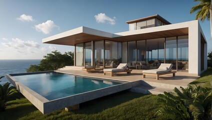 Obraz premium Beach house modern design