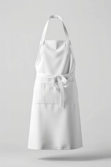 White apron mockup