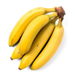 Isolated bananas